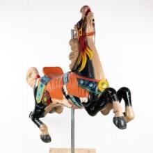 Parker Carved Wood Stargazer Carousel Horse