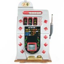 Mills 25 Cent Diamond Front Slot Machine
