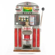 Jennings 25 Cent "Buckaroo" 4-Reel, Light Up Slot