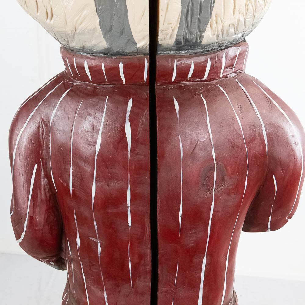 Bucky the Badger Wood Statue