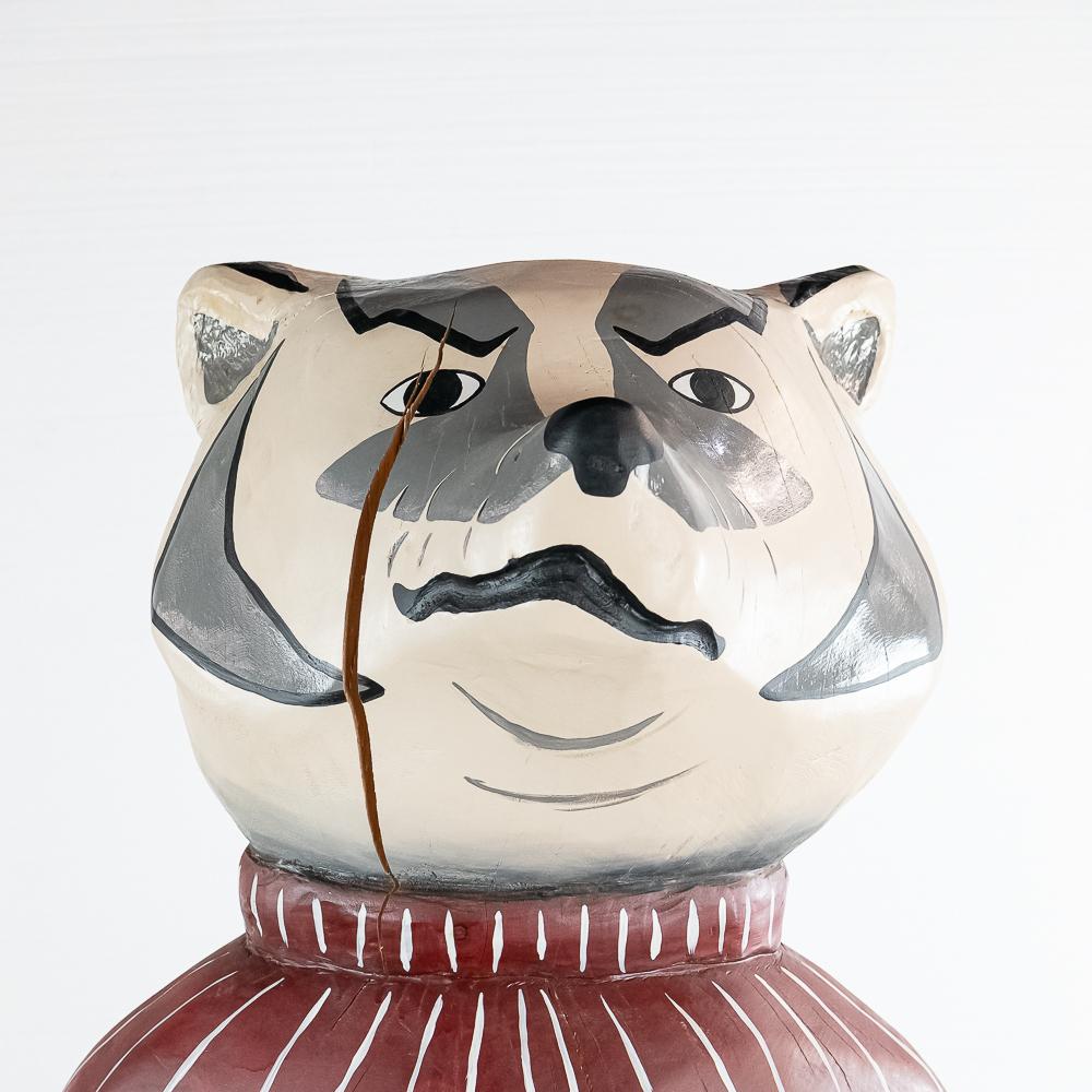 Bucky the Badger Wood Statue