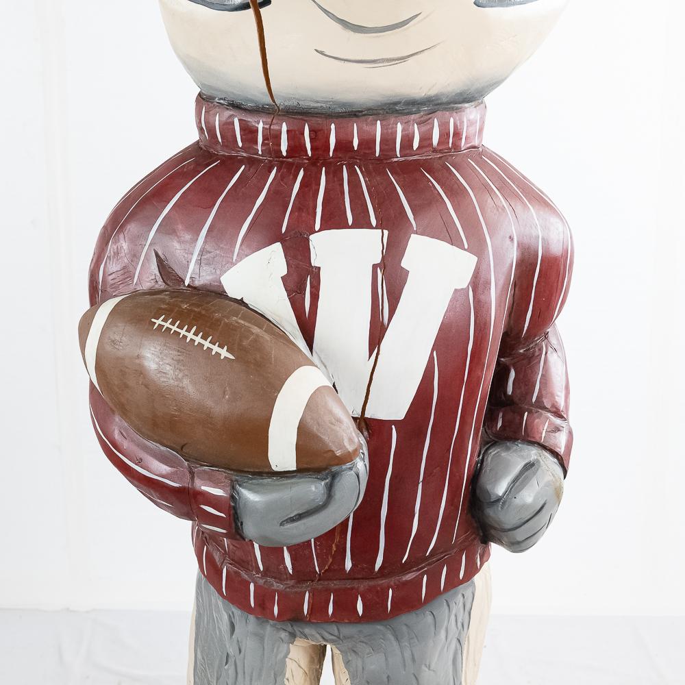 Bucky the Badger Wood Statue
