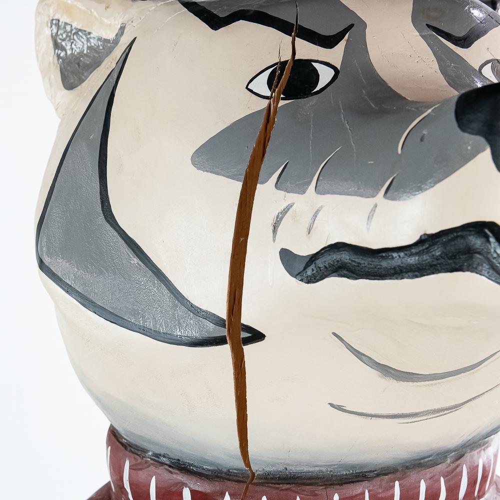 Bucky the Badger Wood Statue