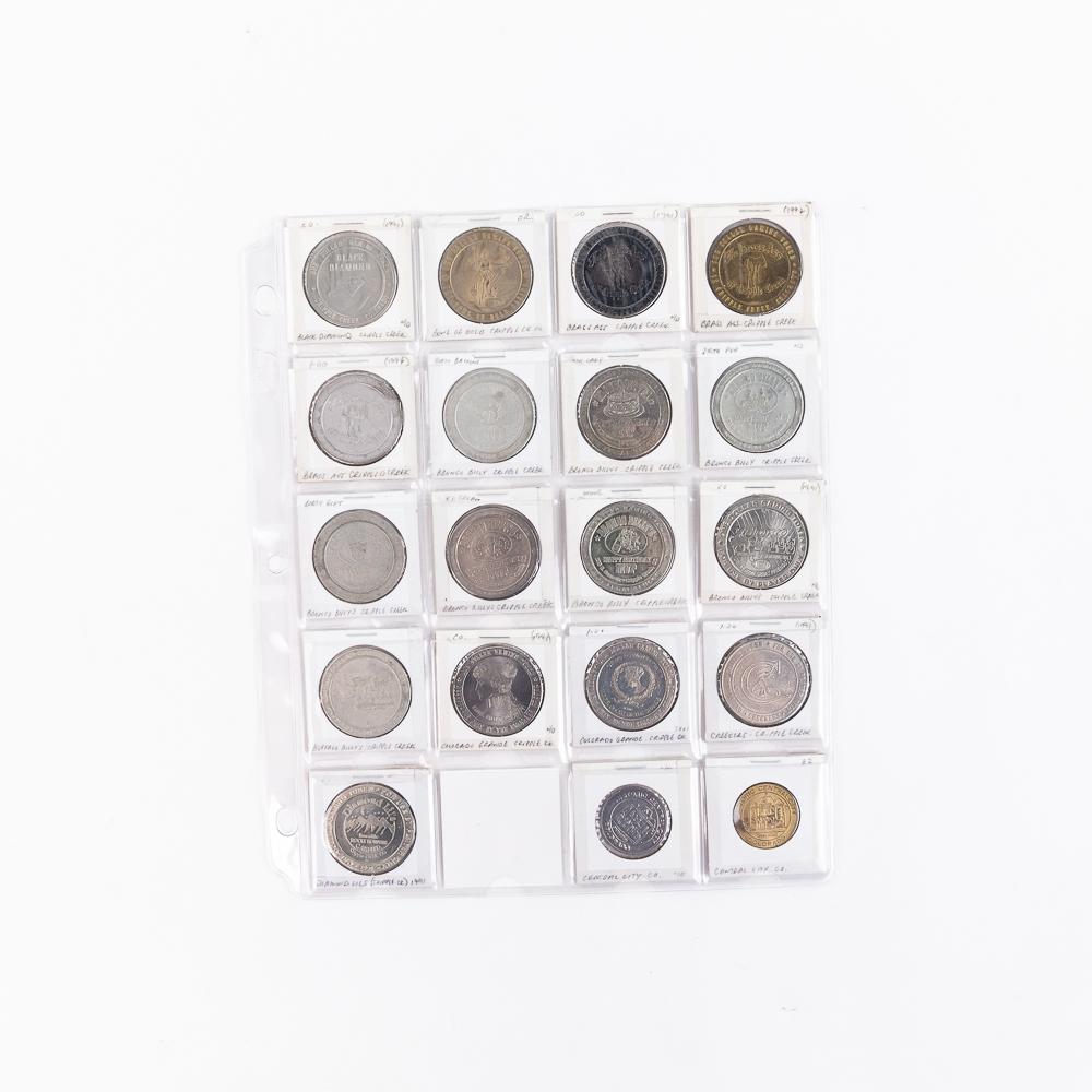 (135) Assorted Riverboat $1 & $2 Gaming Tokens