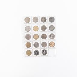 (135) Assorted Riverboat $1 & $2 Gaming Tokens