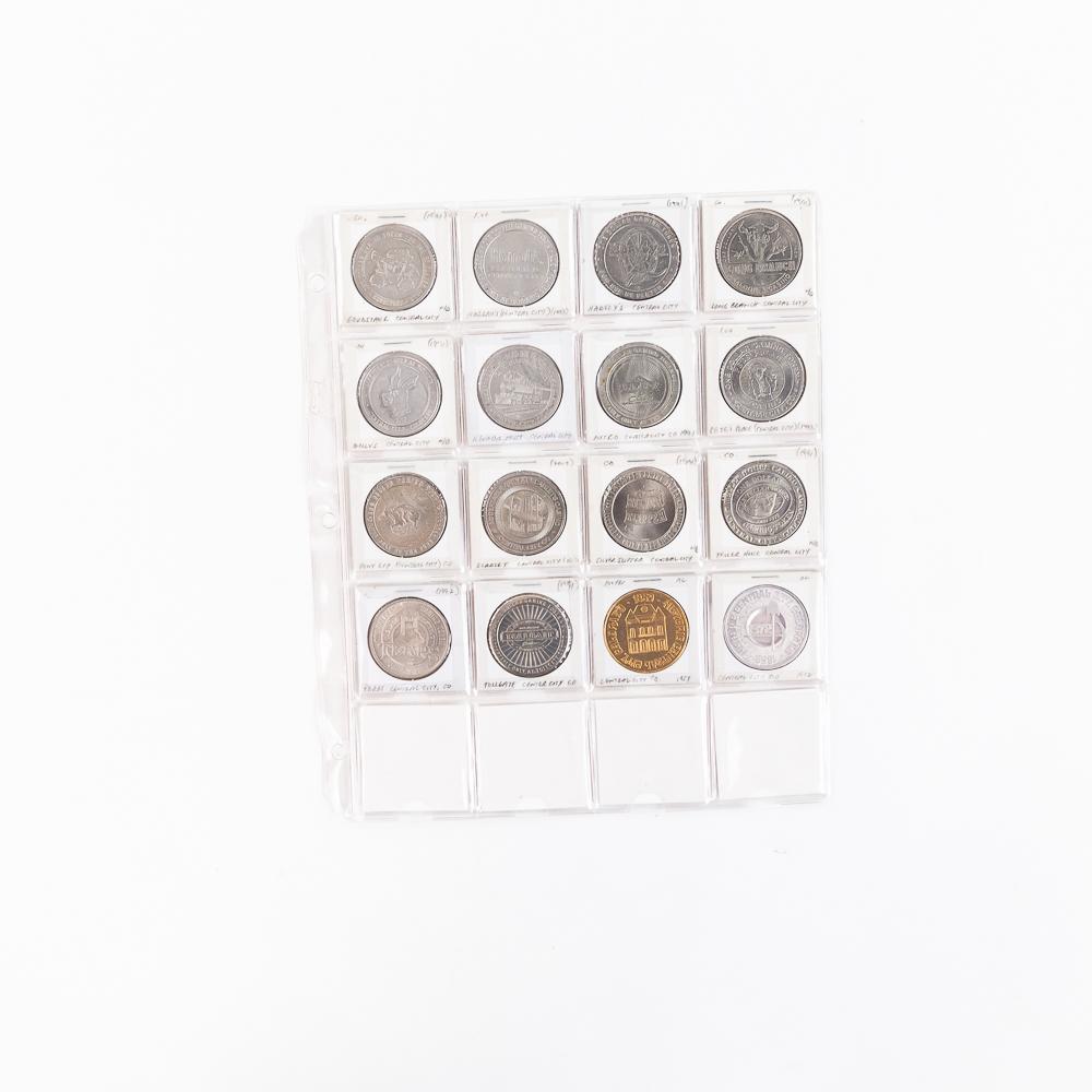 (135) Assorted Riverboat $1 & $2 Gaming Tokens