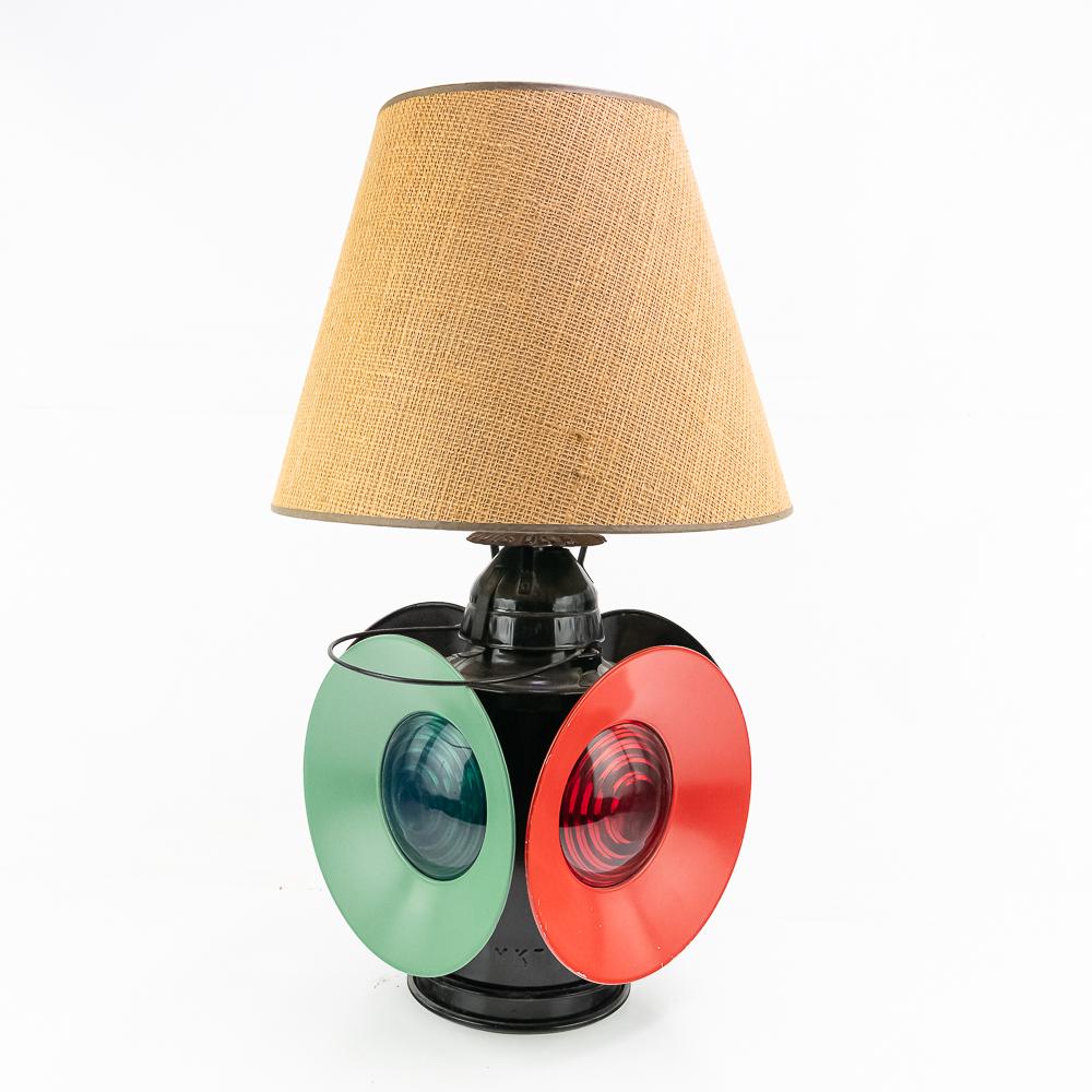Converted Handland Railroad Switch Table Lamp