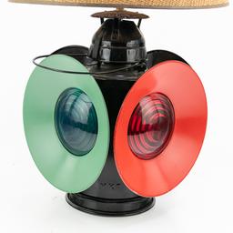 Converted Handland Railroad Switch Table Lamp