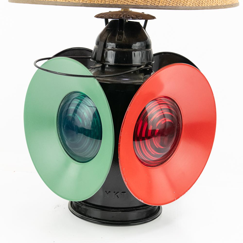 Converted Handland Railroad Switch Table Lamp