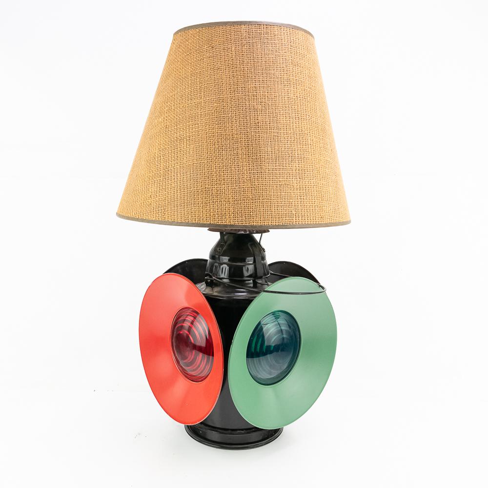 Converted Handland Railroad Switch Table Lamp