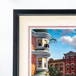 Framed 1955 Brown and Bigelow Calendar