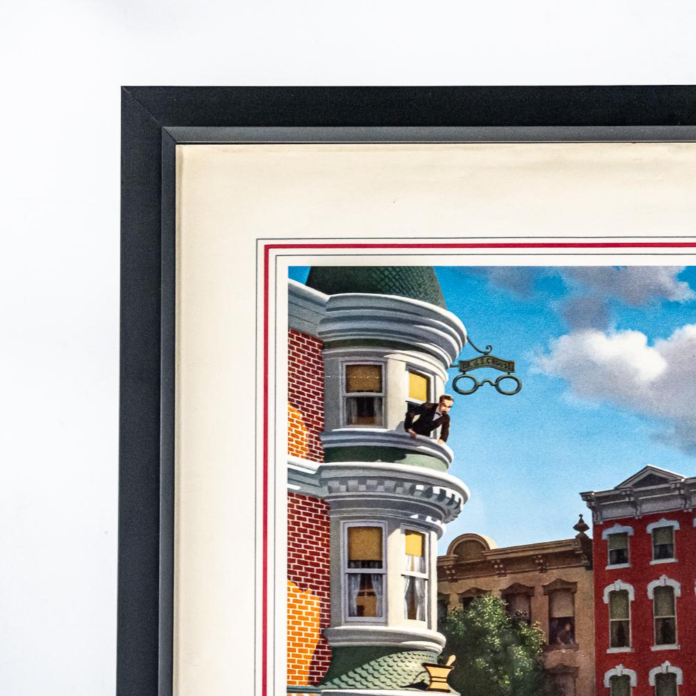 Framed 1955 Brown and Bigelow Calendar