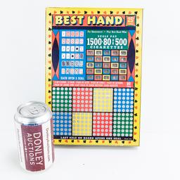 Lot of 4: Unused Assorted Gambling Punch Boards