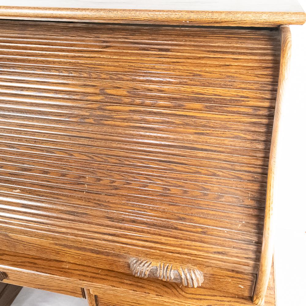 Grand Oak Roll-Top Desk