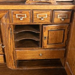 Grand Oak Roll-Top Desk