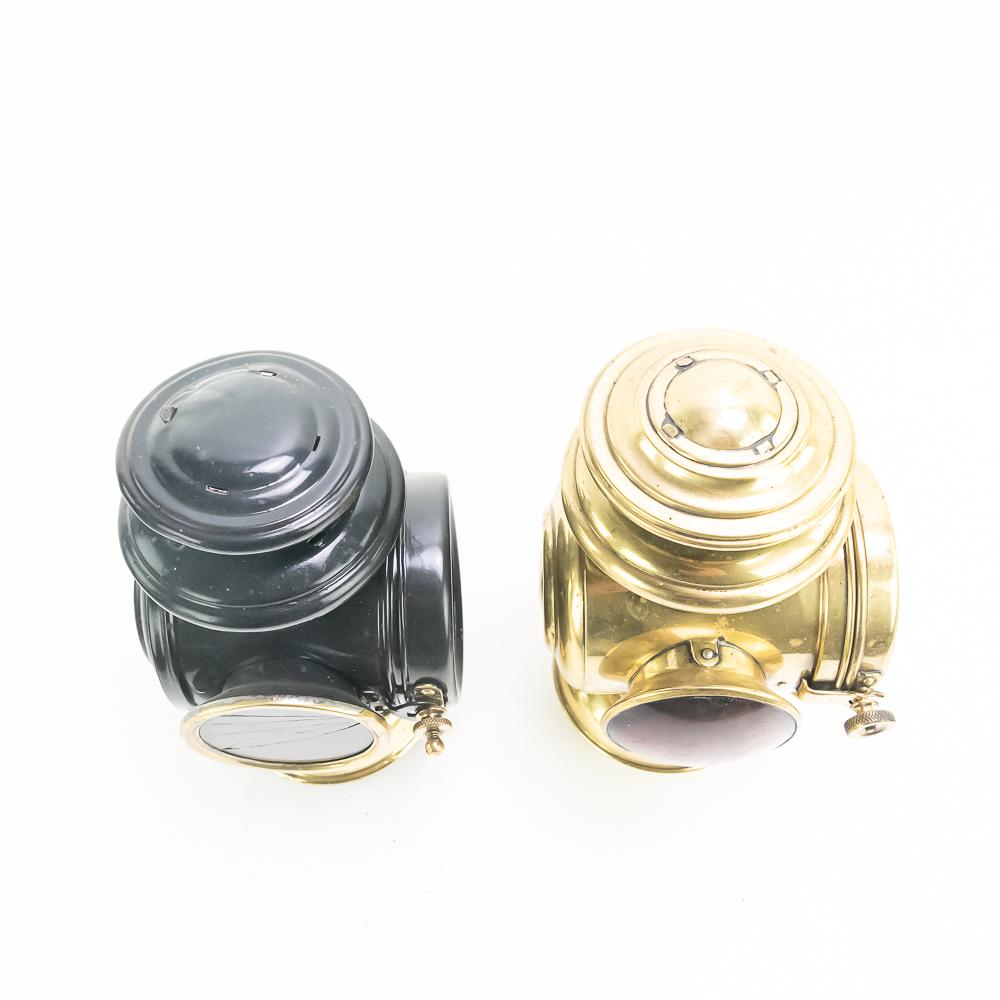 Lot of 5: Brass Car/Carriage Lights