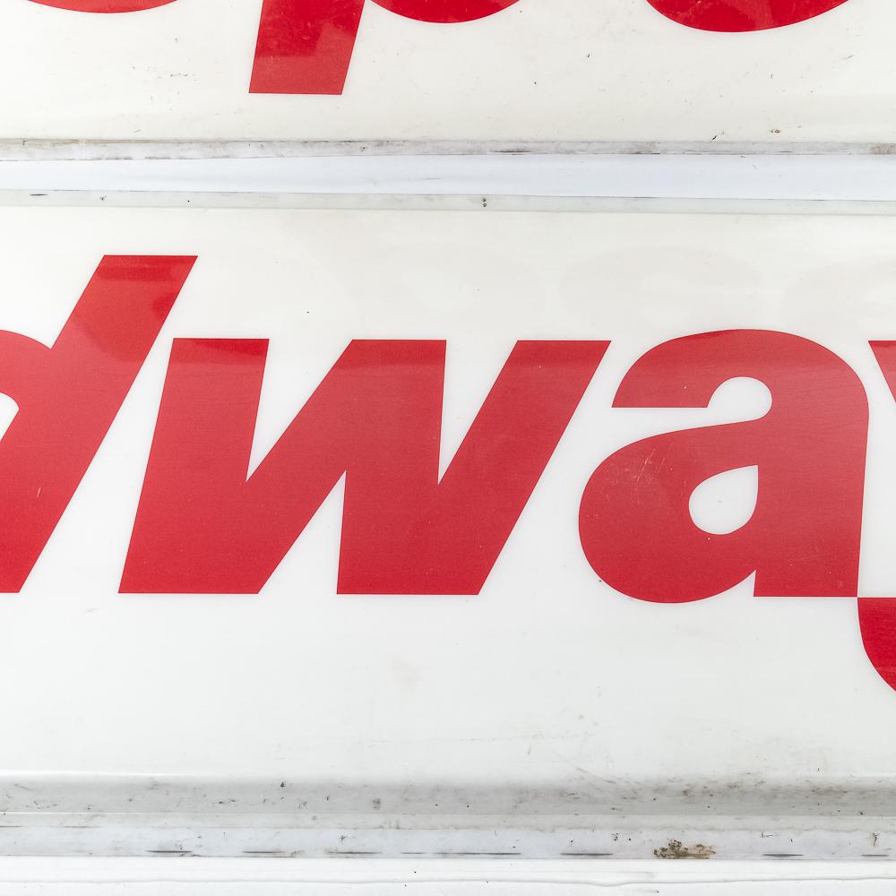 Large Speedway Gas Station 2 Advertising Sign