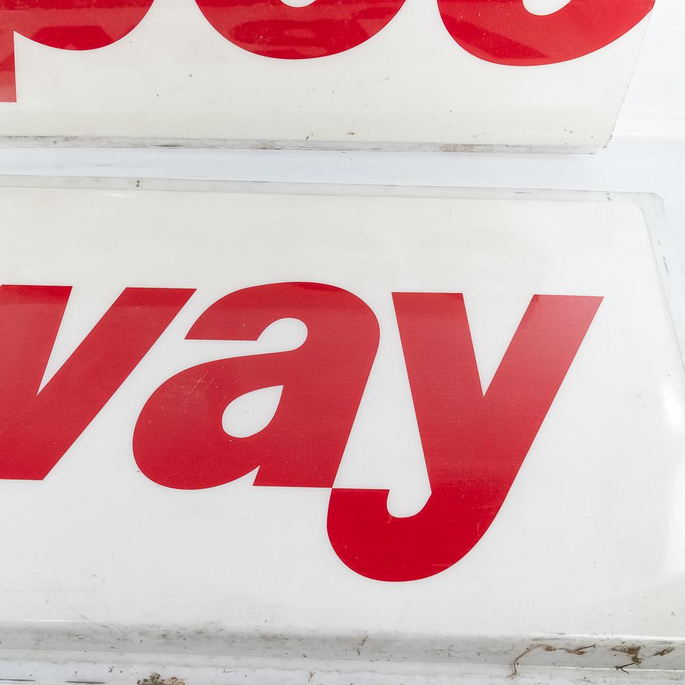 Large Speedway Gas Station 2 Advertising Sign