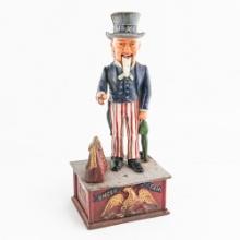 Shepard Hardware Uncle Sam Mechanical Bank