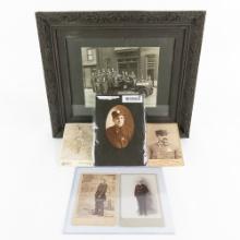 (6) Vintage Fireman Photos
