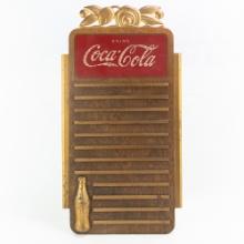 1930's Coca Cola Wood Display "Menu Board"
