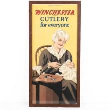 "Winchester" Cutlery Display Framed Poster