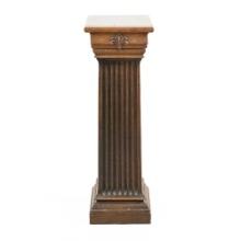 Victorian Quarter Sawn Oak Pedestal