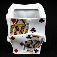 Royal Bayreuth Devil and Cards Humidor