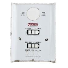 Tokheim Gas Pump Front (Price) Porcelain Shield
