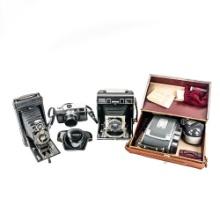 4 Misc. Cameras & Accessories Kodak, Polaroid...