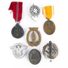 WWII German Third Reich Badges Medals