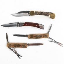 4x Pocket Knives