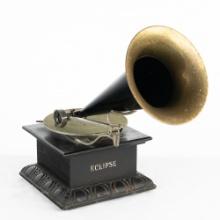 Rare Zonophone Eclipse Disc Horn Phonograph