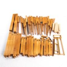 63 Wood Band Organ Pipes