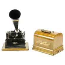 Edison Black Gem Cylinder Phonograph