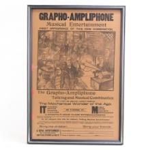 Grapho-Ampliphone Framed Advertising Framed Poster