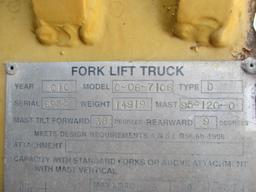 2010 Master Craft C-06-7106 Rough Terrain Forklift