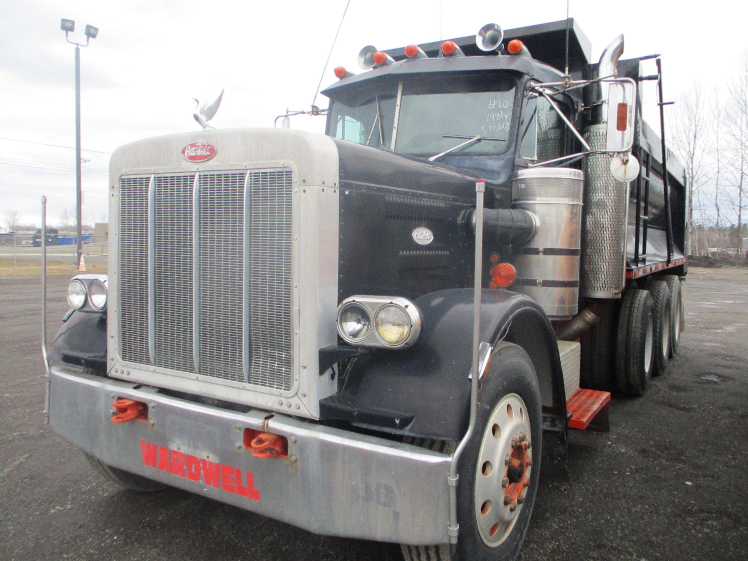 1981 Peterbilt Tri-Axle Dump Truck