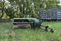 John Deere 346 wire baler w/kicker