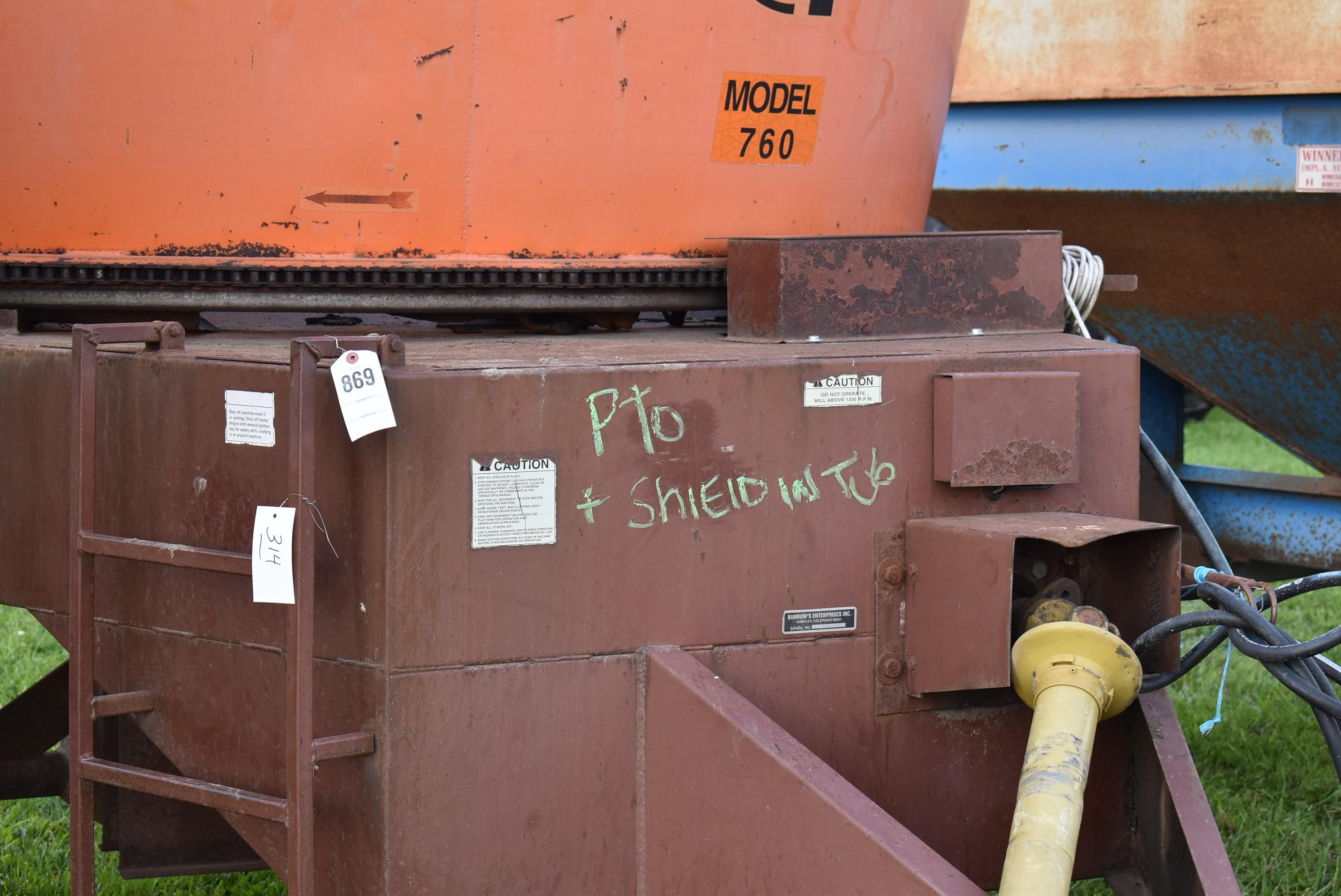RotoGrind Model 760 Bale Chopper