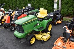 JD 345 mower, 54" deck