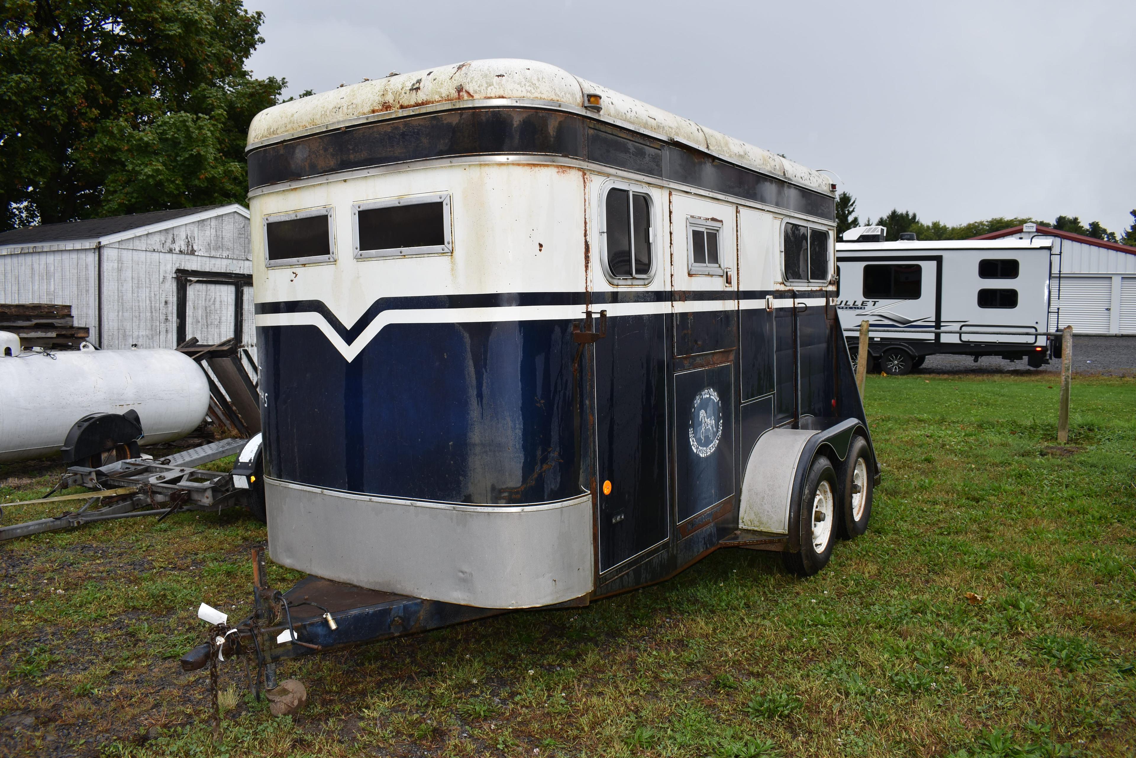 2-horse trailer, 12', no title