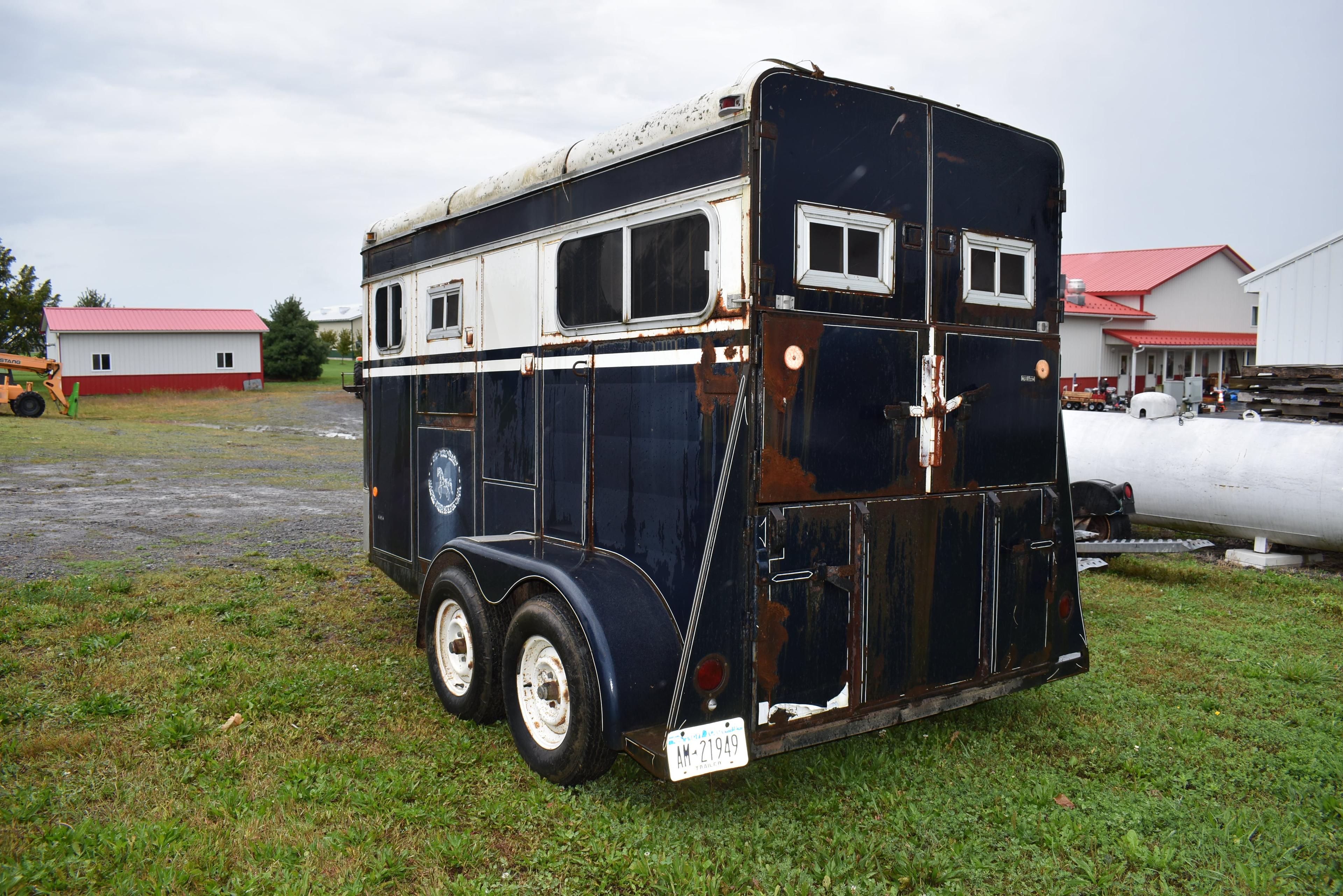 2-horse trailer, 12', no title