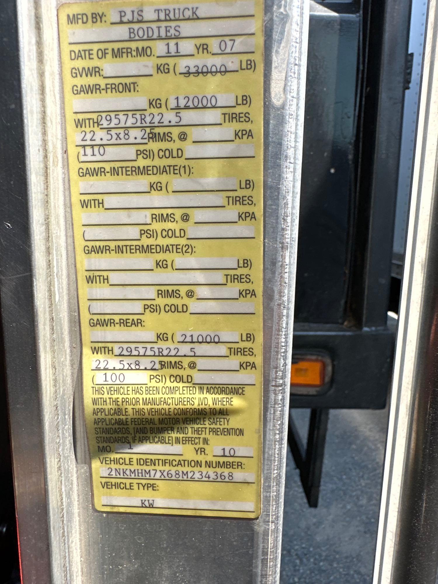 2008 Kenworth Landscapers Dump, **TRANSMISSION ISSUES**, Paccar Motor - Diesel, Automatic, Air