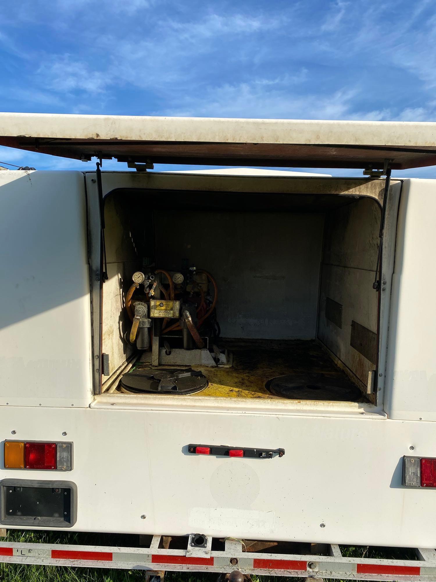 2012 Isuzu Lawn/Sprayer Truck, DSL, Automatic, Underbody Liquid Tanks, 4 Hose Reels, Built In Pump,