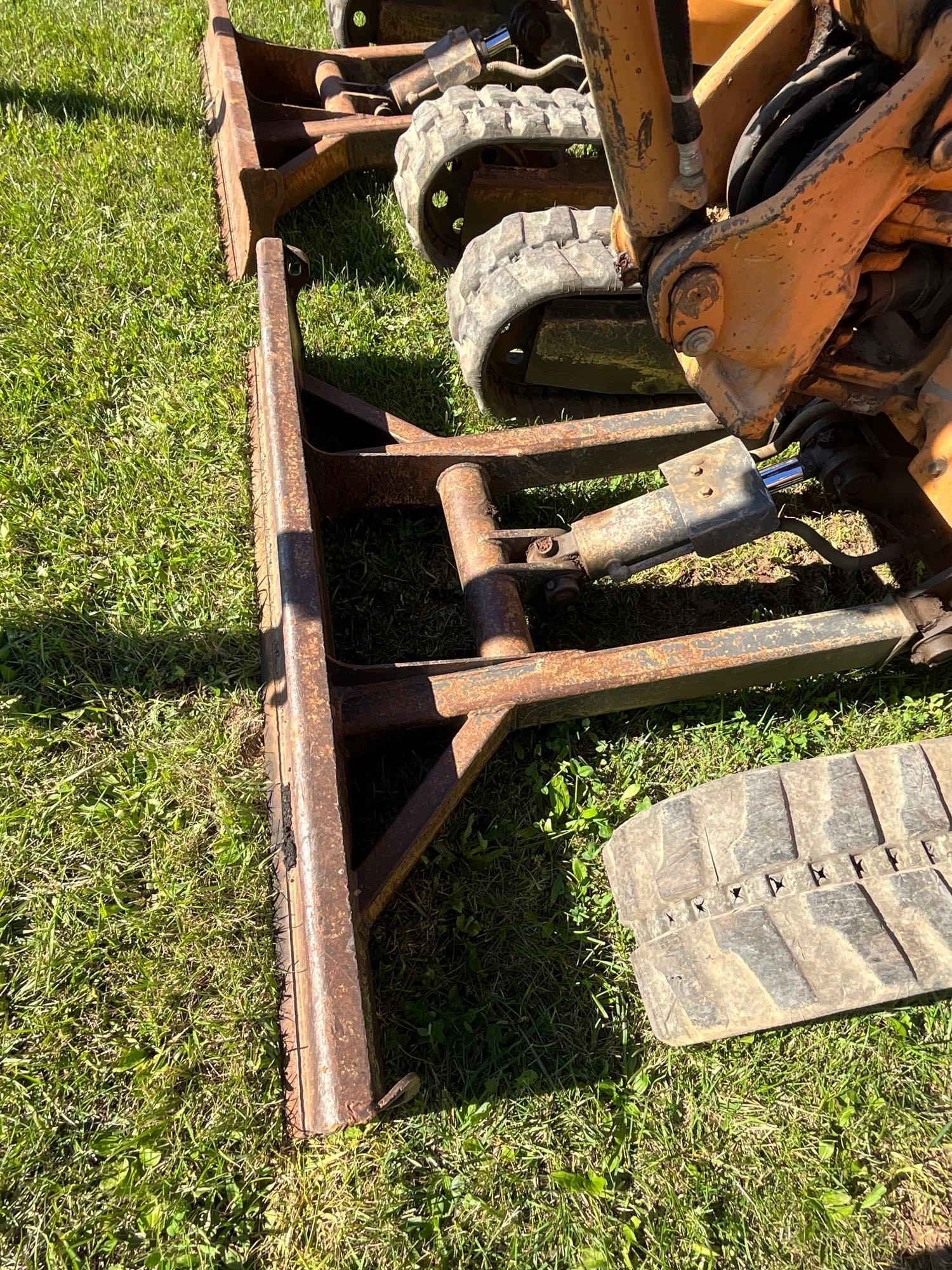Case CX36B, Cab, Heat, AC, Leveling Blade, GP Bucket, Plumbed, SN: N63475, Hours: 2876