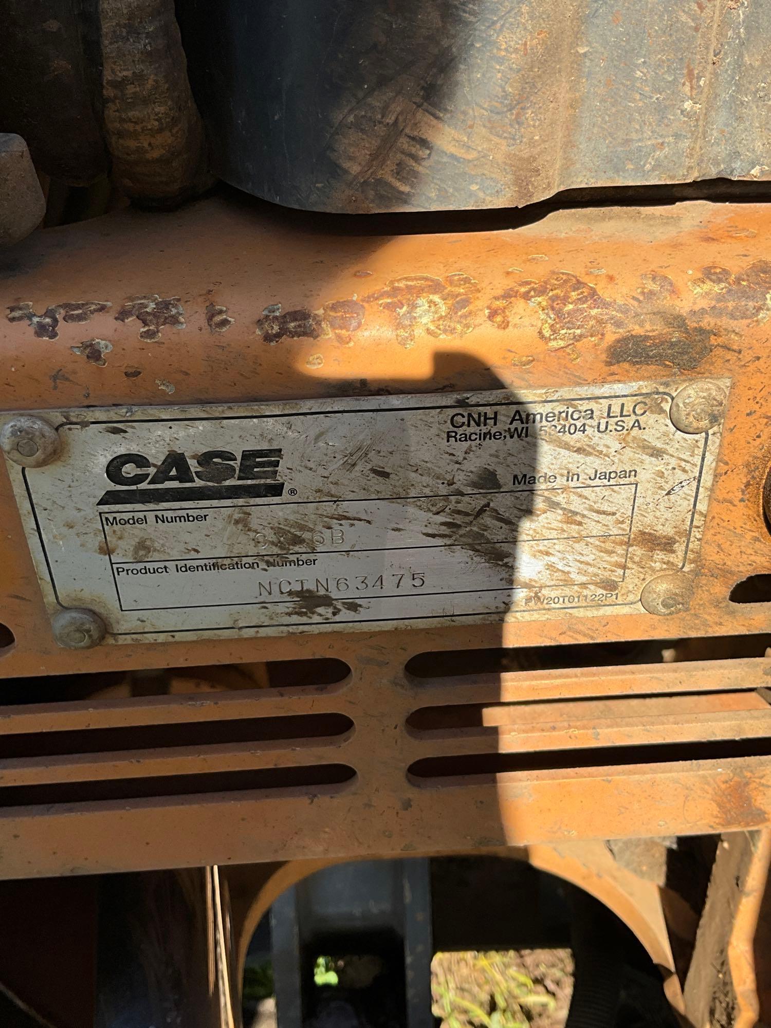 Case CX36B, Cab, Heat, AC, Leveling Blade, GP Bucket, Plumbed, SN: N63475, Hours: 2876