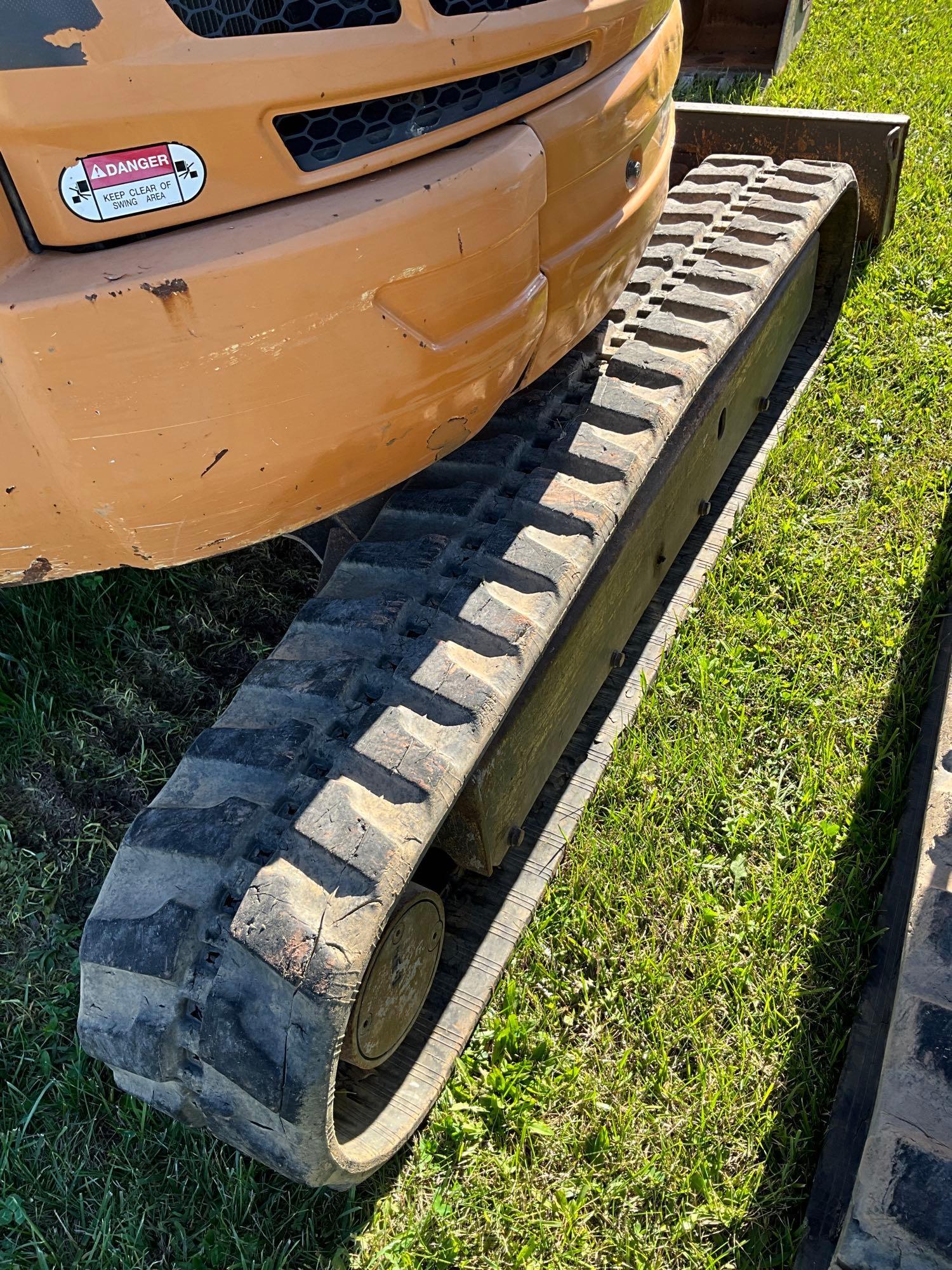 Case CX36B, Cab, Heat, AC, Leveling Blade, GP Bucket, Plumbed, SN: N63475, Hours: 2876