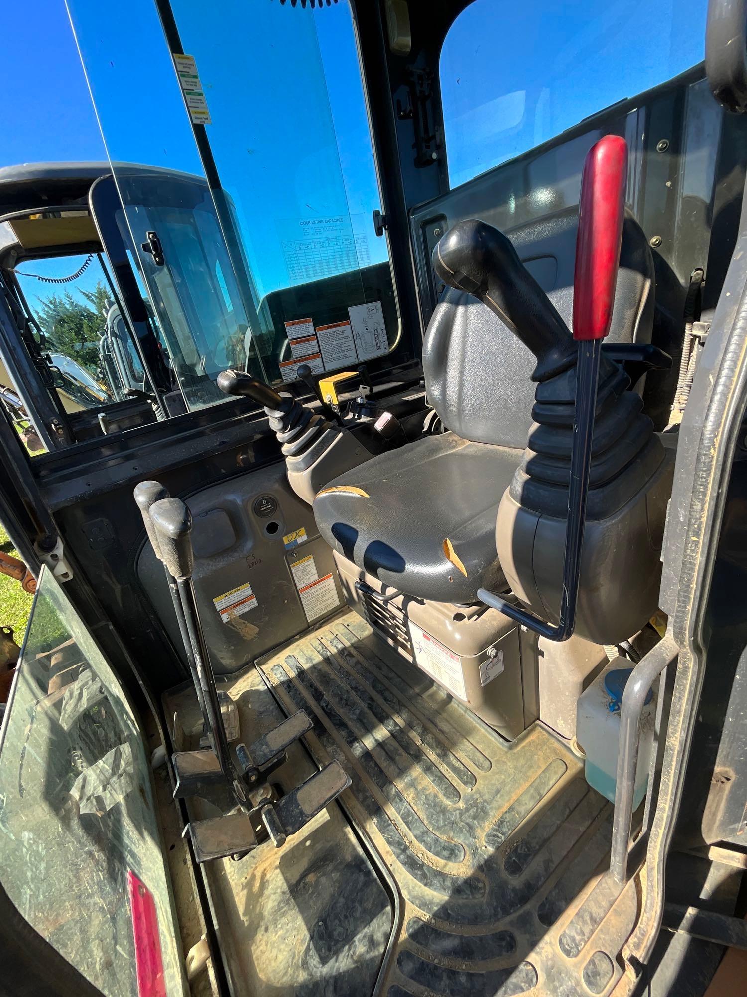 Case CX36B, Cab, Heat, AC, Leveling Blade, GP Bucket, Plumbed, SN: N63475, Hours: 2876