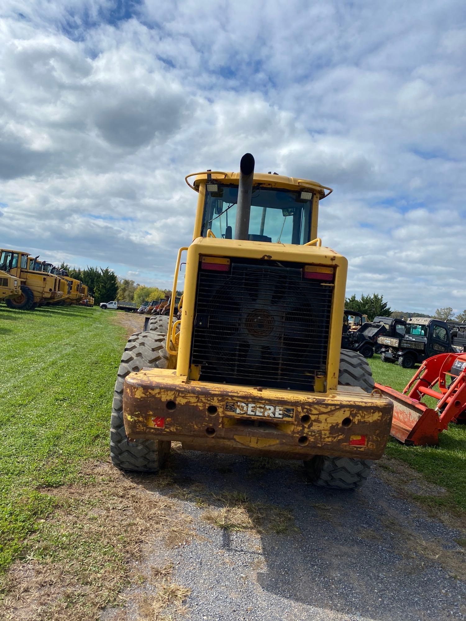 John Deere TC 62H, Cab, Heat, AC, 3rd Valve, Coupler, GP Bucket, 20.5R25 Rubber, SN: 573351, Hours: